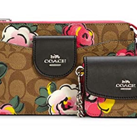 COACH POPPY CROSSBODY IN SIGNATURE CANVAS - Picture 2 of 7